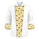 Printed Chef's Coat Jacket- Cupcakes Yellow  White - Custom