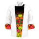 Custom Printed Chef´s Coat Jacket - Fruits Colorful - White  