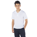 Polo shirt with inserts on the sides