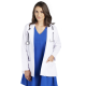 Women's Medical Coat, Long Above Knee, 3 Pockets