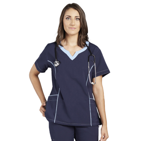 Medical Top Elegant and fashion with two pockets on the sides