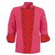 Printed Chef's Coat - Red Kitchen
